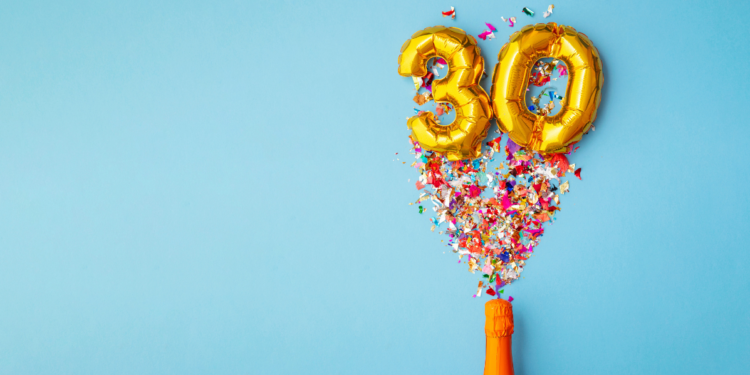 Kartka na 30 urodziny